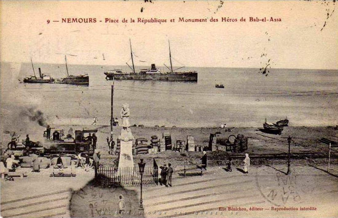 Nemours 15-Monu Bab el Assa.Combat Beni Snassen- 1907.JPG